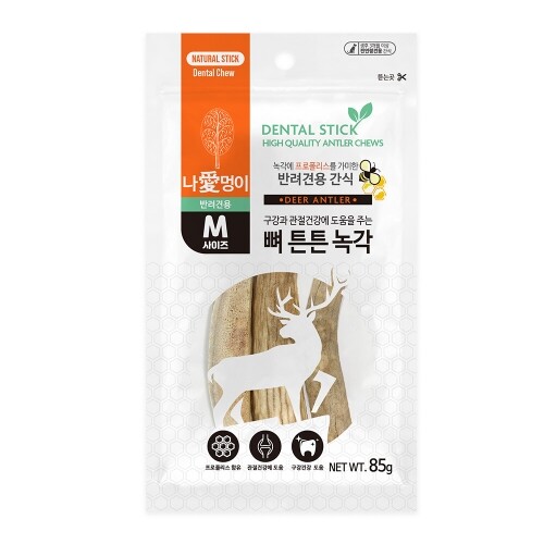 펫도매,나애멍이-뼈 튼튼 녹각 85g