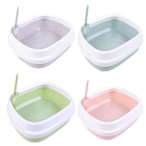 펫도매,[바바펫] 평판 오픈형 네모 화장실 4colors