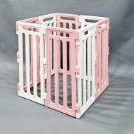 키워보리 다용도 울타리 안전문 90CM 패널 8P(PINK+WHITE)(CER85)