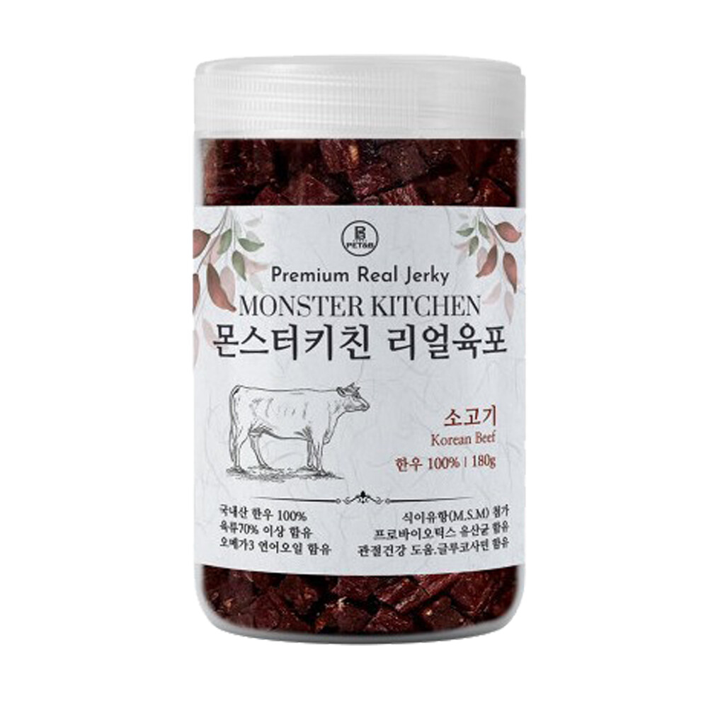 펫도매,몬스터 치킨 리얼육포 180g 4종